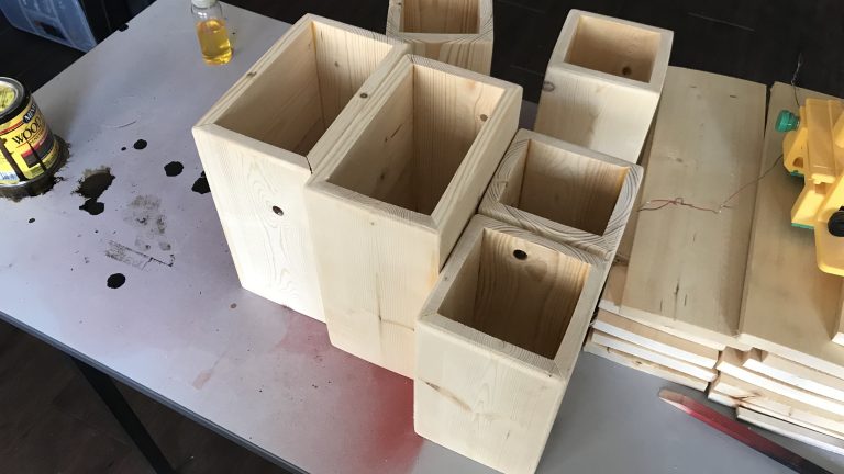 Pine Wood Boxes