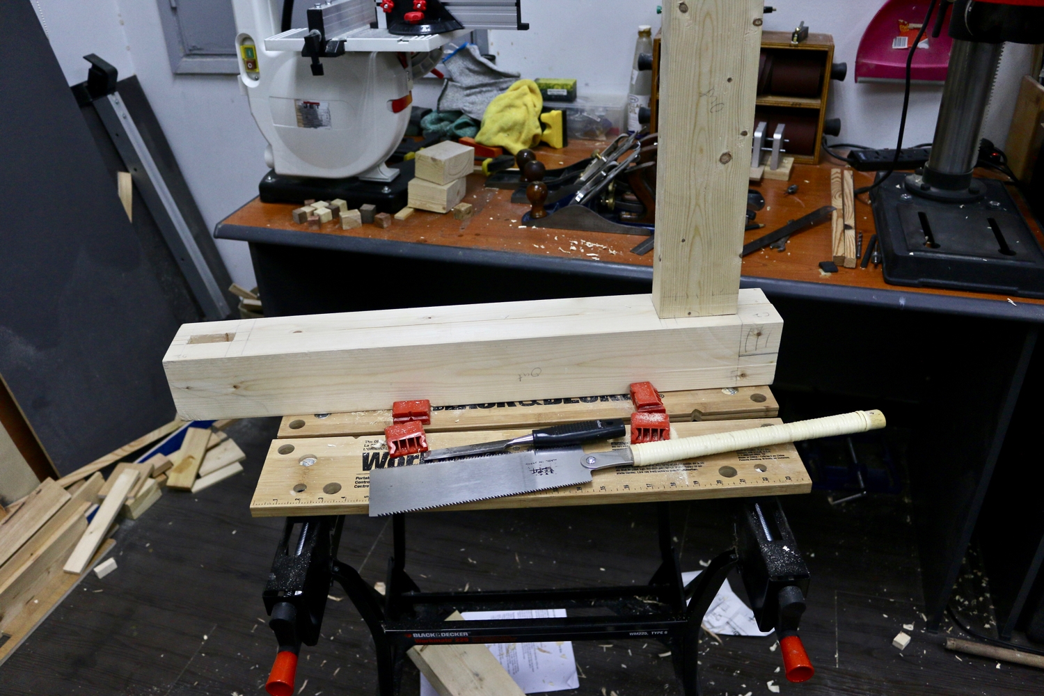 Cutting Mortise And Tenon Joints By Hand - It Was HARD - Etto Woodworking