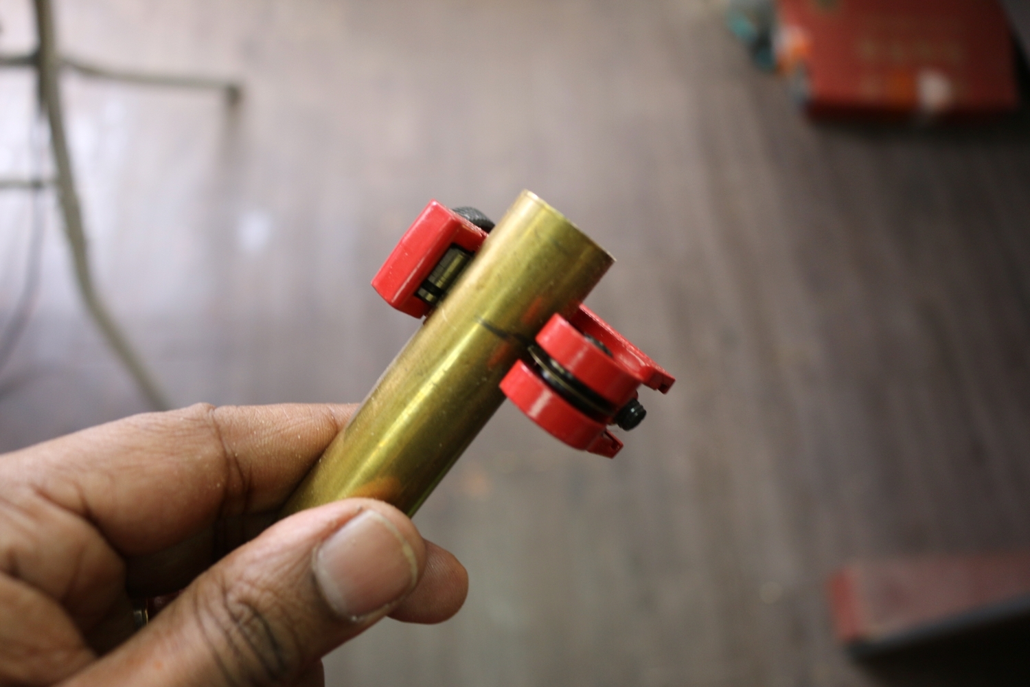 Cutting Brass Ferrules for Tool Handles