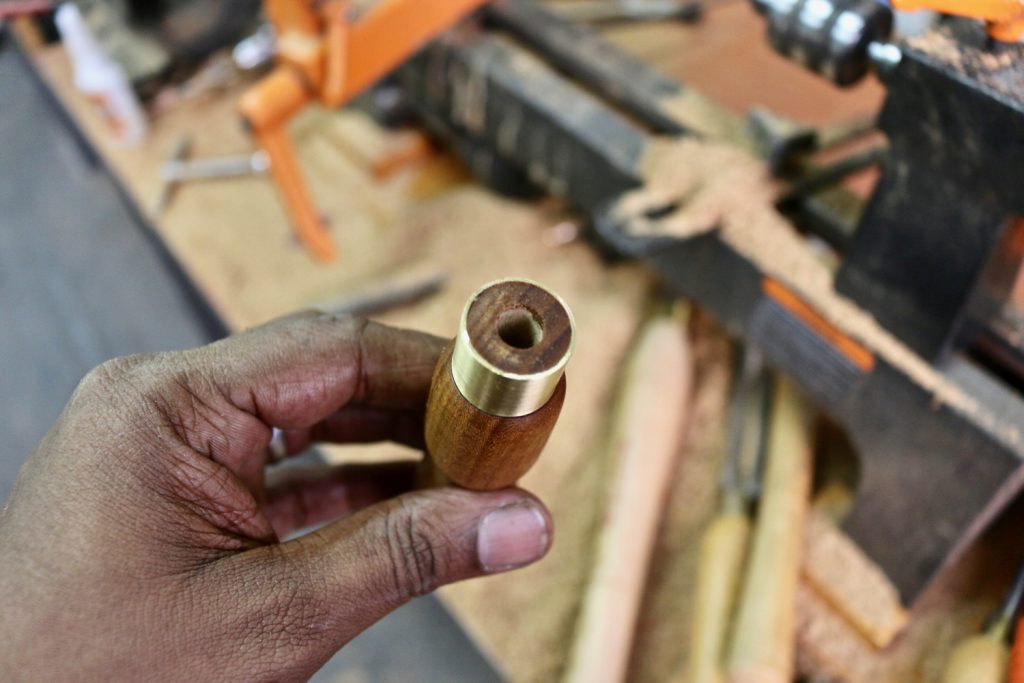 Chisel Handle Made on the Lathe