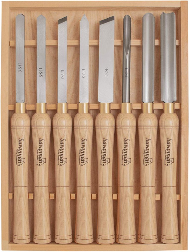 Stubai HSS Wood Turning Chisel Set - 4-Piece Hand-Forged Tools For Lathe Work (Roughing, Profiling, Detail)