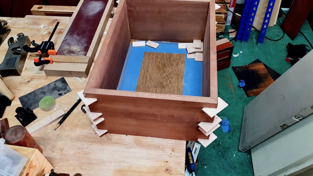 Wood splines of my mitre box