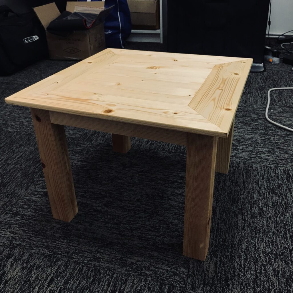 My second wooden side table
